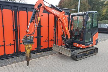 Minibagger mit Hydraulikhammer